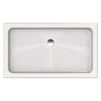 Piatto doccia 70x120 h.11,5 in ceramica bianco lucido Pegaso di Ceramica Azzurra