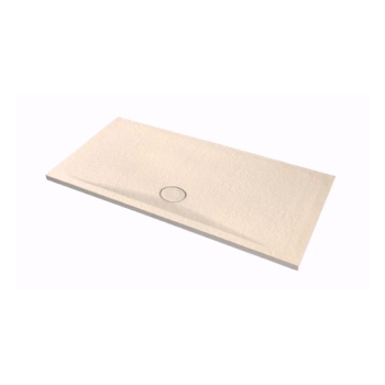 Piatto doccia 70x140 h.4 in ceramica beige Pietraceramica di Ceramica Azzurra