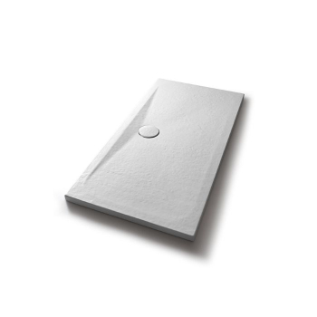 Piatto doccia 70x140 h.4 in ceramica bianco opaco Pietraceramica di Ceramica Azzurra