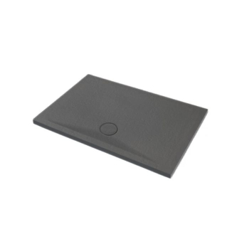 Piatto doccia 70x100 h.4 in ceramica nero Pietraceramica di Ceramica Azzurra