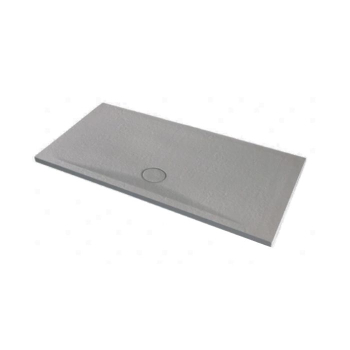 Piatto doccia 80x140 h.4 in ceramica grigio Pietraceramica di Ceramica Azzurra