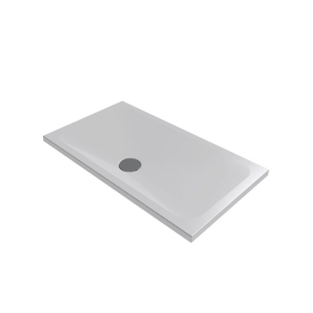 Piatto doccia 80x100 h.4 in ceramica bianco opaco Rapid di Ceramica Azzurra