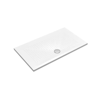 Piatto doccia 80x140 h.3,5 in ceramica bianco lucido Rebel di Ceramica Azzurra