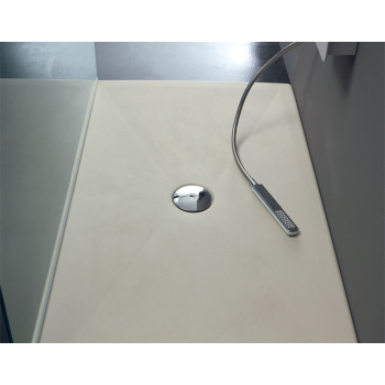 Piatto doccia 80x140 h.3 in acrilico avorio velvet di Tamanaco