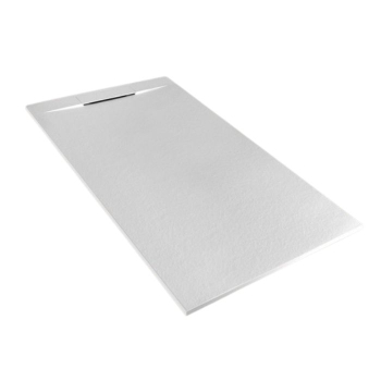 Piatto doccia 80x160 h.2,8 in marmoresina bianco Vilnius