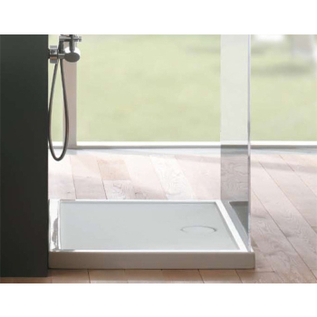 Piatto doccia 90x90 h.6 in ceramica bianco lucido Docciabella di Ceramica Globo