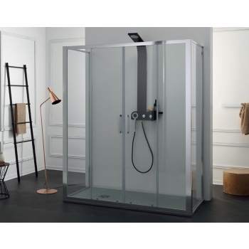 Porta doccia scorrevole cincillà con anticalcare FPSC57 cm 180
 di Tamanaco