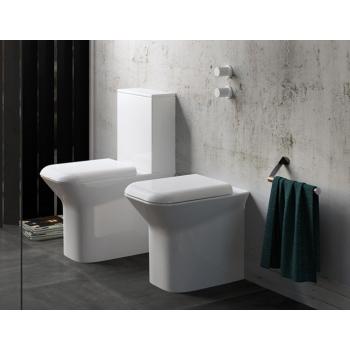 Sanitari Prua monoblocco con sedile softclose cm. 65 di Ceramica Azzurra