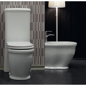 Sanitari Time monoblocco con sedile in legno softclose cm. 54 di Ceramica GSG