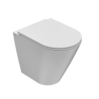 Water Forty3 filomuro cm. 52x36 bianco lucido di Ceramica Globo