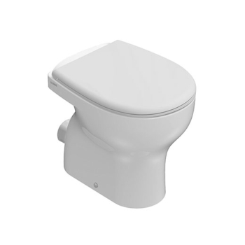 Sanitari Grace scarico a parete cm. 50x36 con sedile softclose di Ceramica Globo