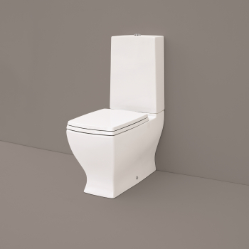 Water Jazz monoblocco filomuro con cassetta di scarico cm. 69x36 di Art Ceram