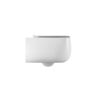 Water Nur sospeso senza brida (rimless) cm. 55x35 bianco lucido di Ceramica Alice