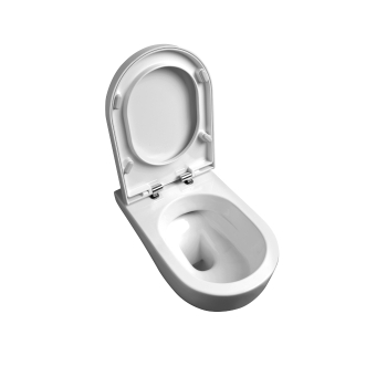 Water Nuvola sospeso cm. 55x35 senza brida bianco lucido di Ceramica Azzurra