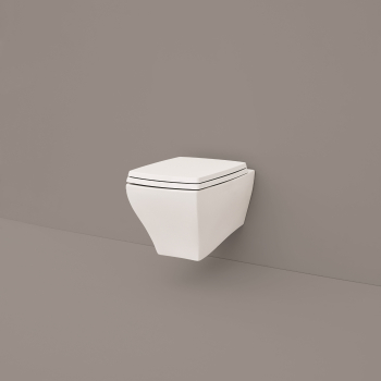 Water Jazz sospeso cm. 54x36 bianco lucido con fissaggio incluso di Art Ceram