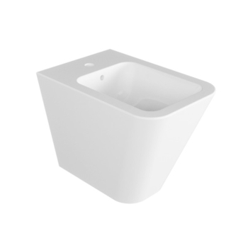 Bidet Build filomuro cm. 55x36 scarico traslato bianco lucido di Ceramica Azzurra