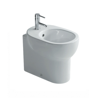 Bidet M2 filomuro salvaspazio cm. 50x35 bianco lucido di Ceramica Galassia