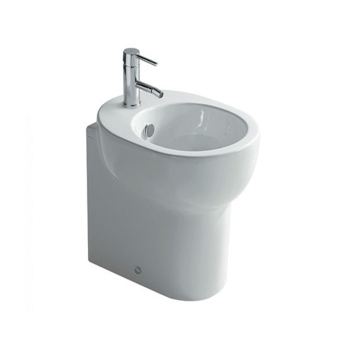 Bidet M2 filomuro salvaspazio cm. 45x35 bianco lucido di Ceramica Galassia