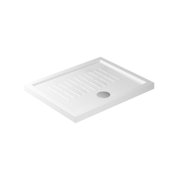 Piatto doccia 72x90 h.4,5 in ceramica bianco lucido Flat di Ceramica Galassia