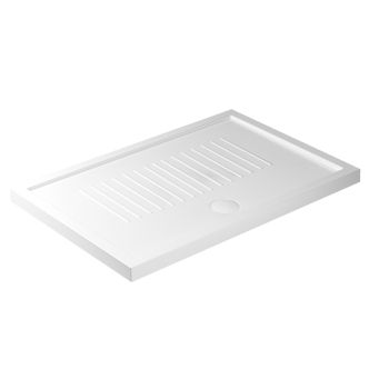 Piatto doccia 80x120 h.6 new in ceramica bianco lucido Flat di Ceramica Galassia