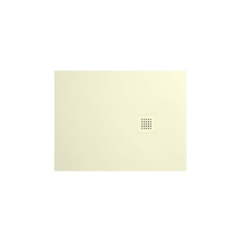 Piatto doccia 70x90 h.3 in ceramica avorio opaco Ceramic.30 di Tamanaco