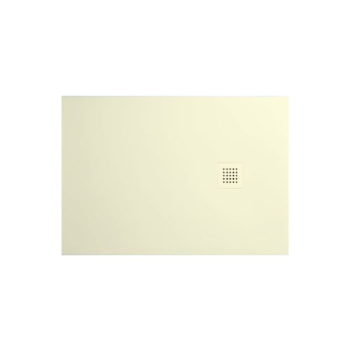 Piatto doccia 80x120 h.3 in ceramica avorio opaco Ceramic.30 di Tamanaco