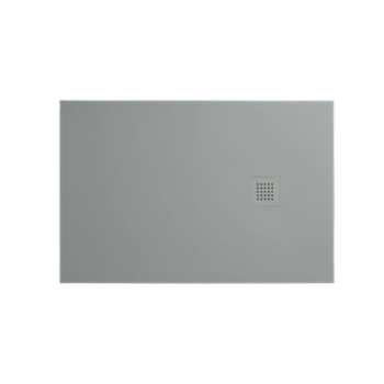 Piatto doccia 80x140 h.3 in ceramica cemento opaco Ceramic.30 di Tamanaco