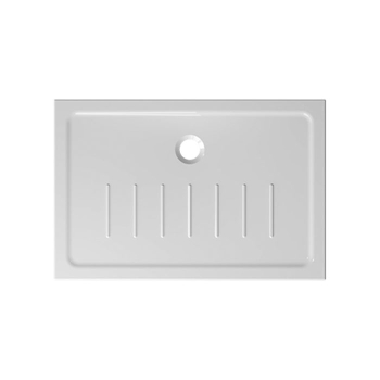 Piatto doccia 80x120 h.4,5 in ceramica bianco lucido Docciaviva di Ceramica Globo