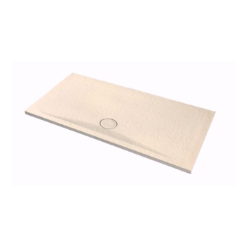 Piatto doccia 80x140 h.4 in ceramica beige Pietraceramica di Ceramica Azzurra
