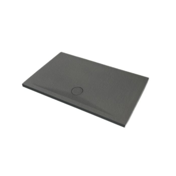 Piatto doccia 80x120 h.4 in ceramica nero Pietraceramica di Ceramica Azzurra