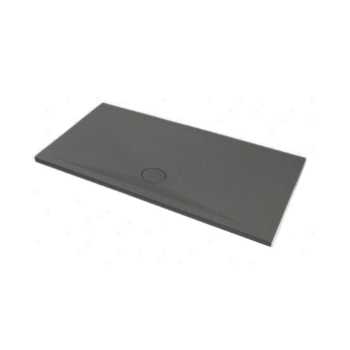 Piatto doccia 80x140 h.4 in ceramica nero Pietraceramica di Ceramica Azzurra