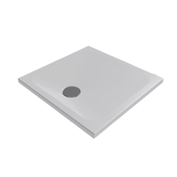Piatto doccia 90x90 h.4 in ceramica bianco opaco Rapid di Ceramica Azzurra